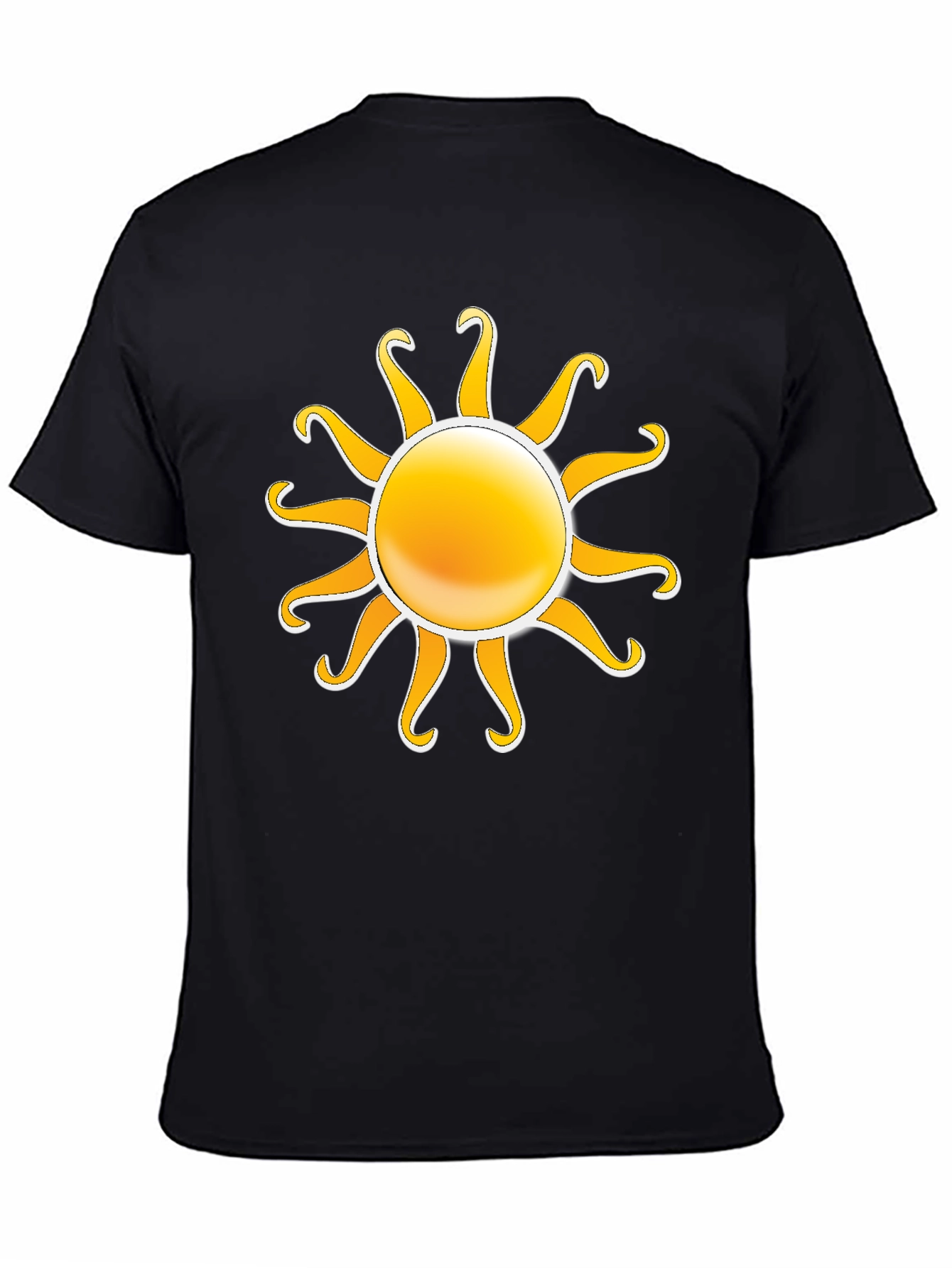Sun Graphic Black T-Shirt