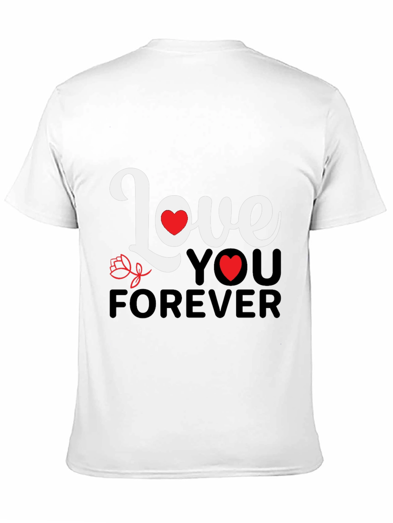 Love You Forever Graphic Tee - Black