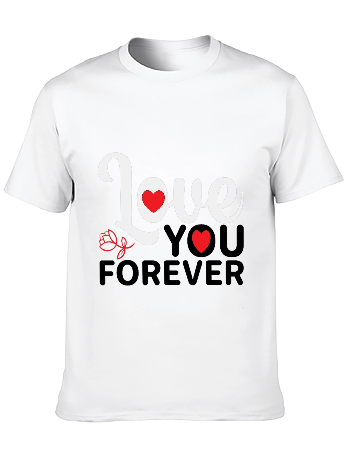 Love You Forever Graphic Tee - Black