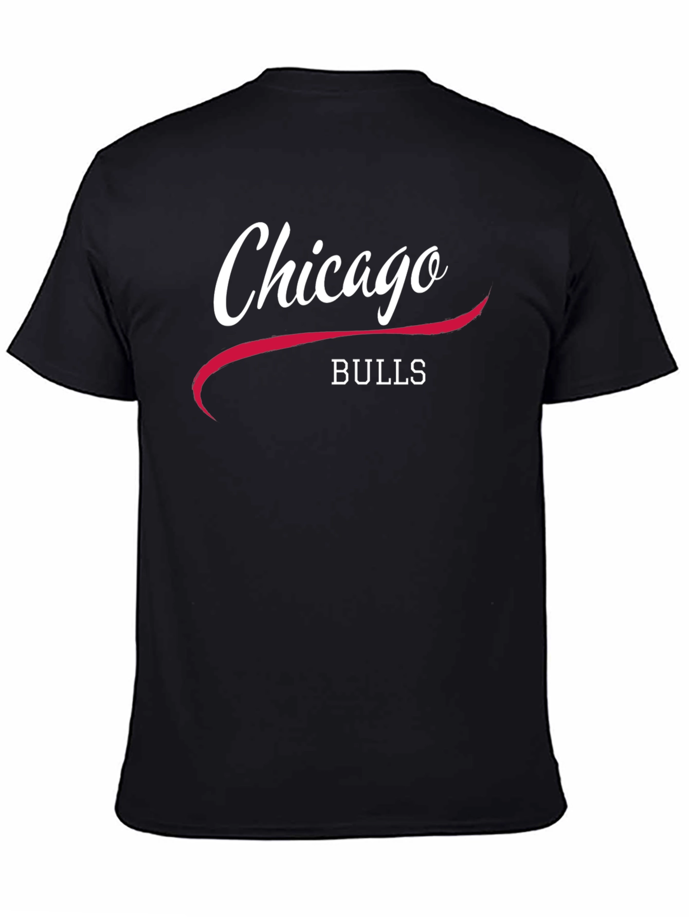 Chicago Bulls Graphic Tee - Classic Black Cotton Shirt