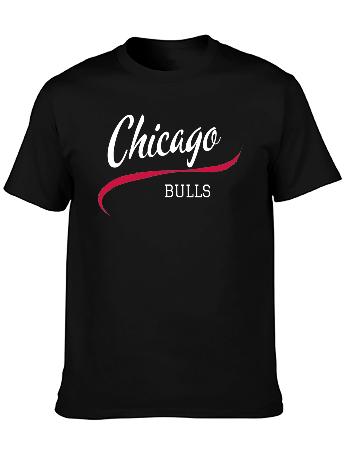 Chicago Bulls Graphic Tee - Classic Black Cotton Shirt