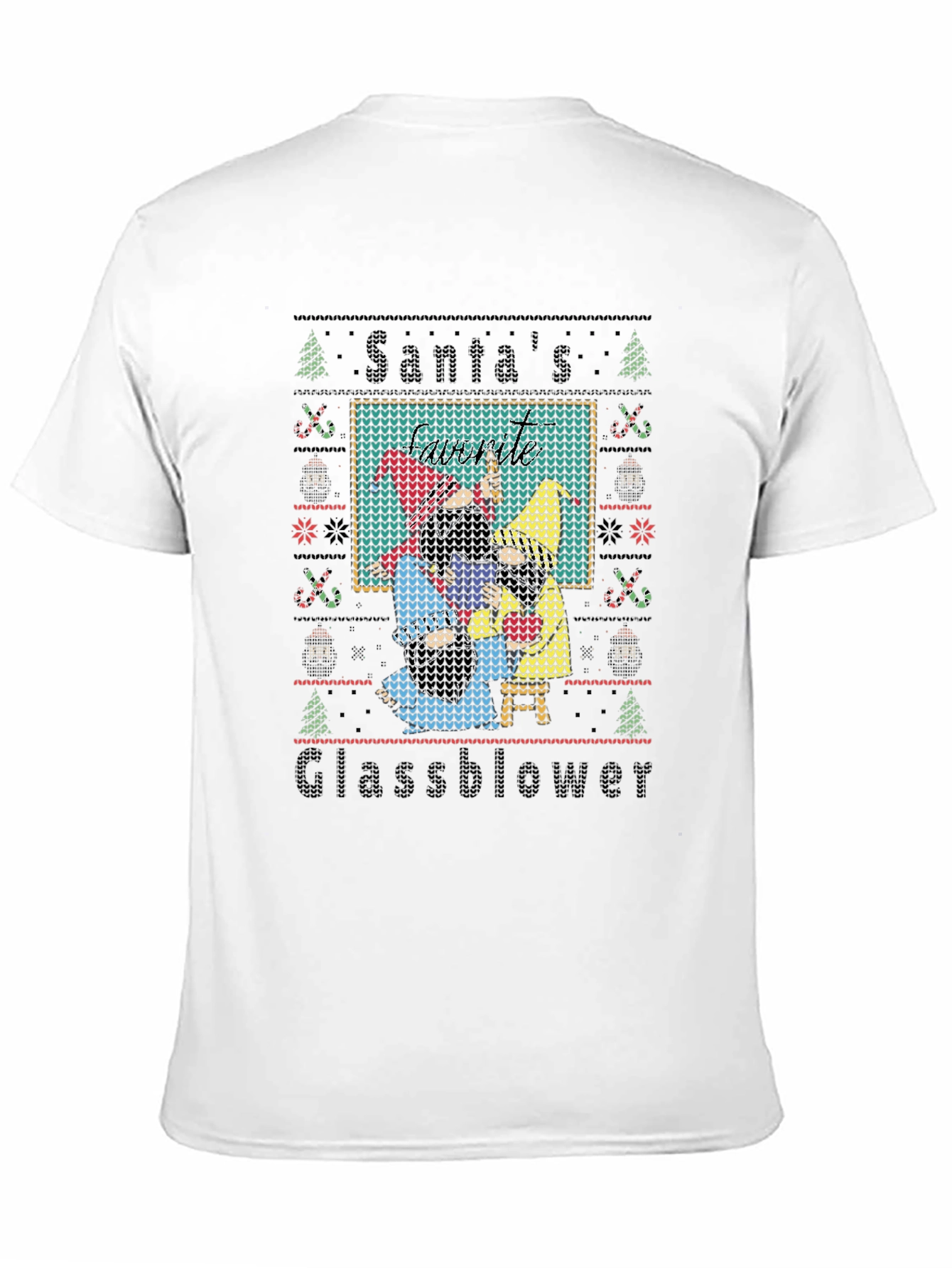 Santas Glassblower Ugly Christmas Sweater T-Shirt
