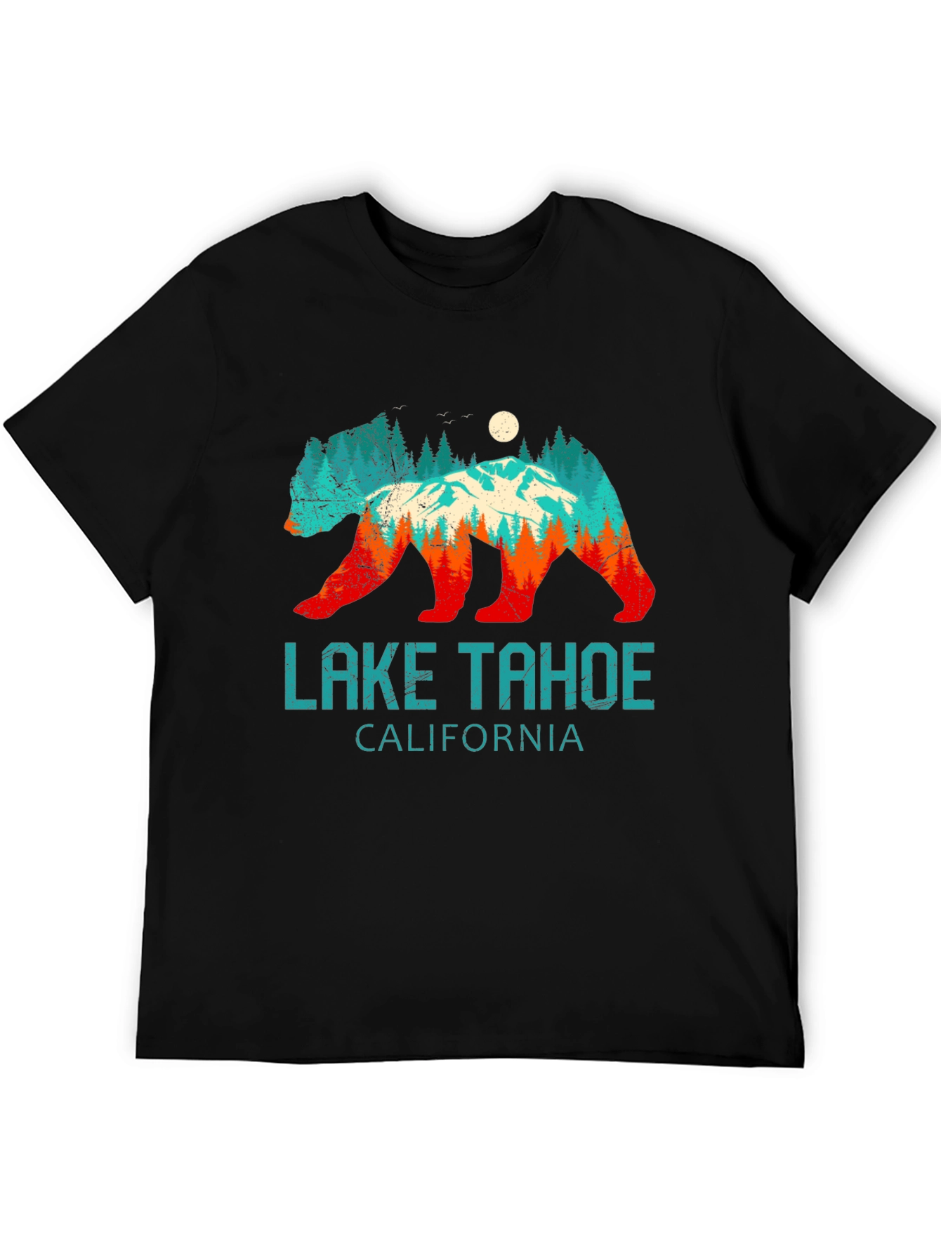 Lake Tahoe California Bear Graphic Tee
