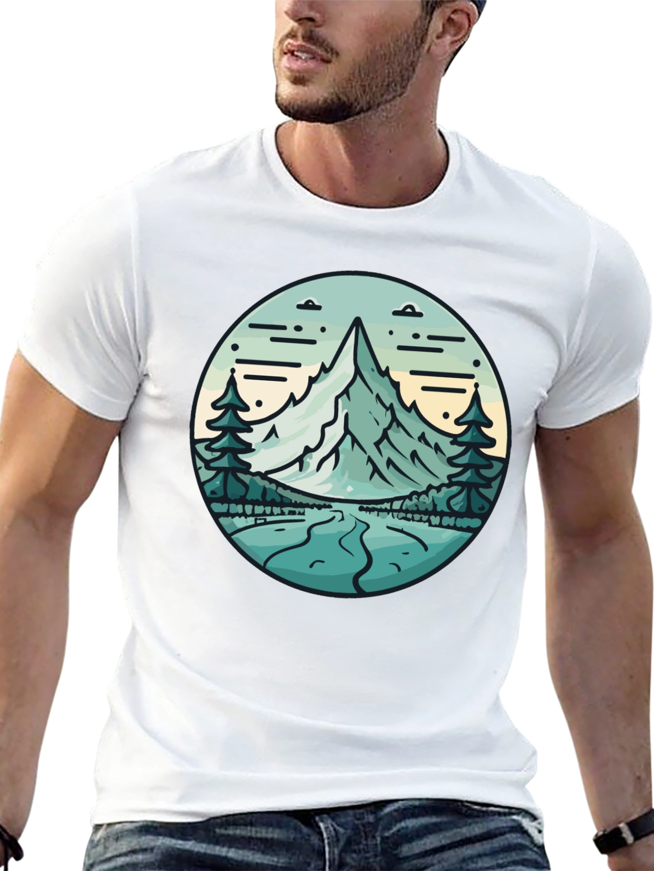 Mountain Vista Graphic Tee - Nature Lovers Shirt