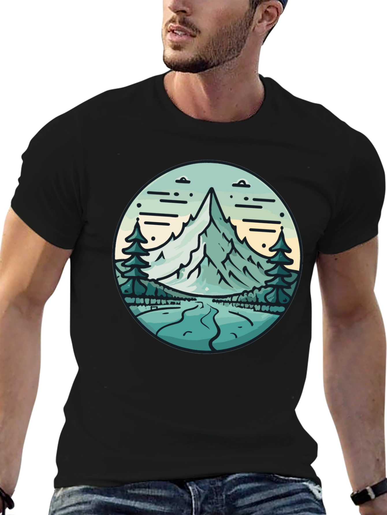 Mountain Vista Graphic Tee - Nature Lovers Shirt