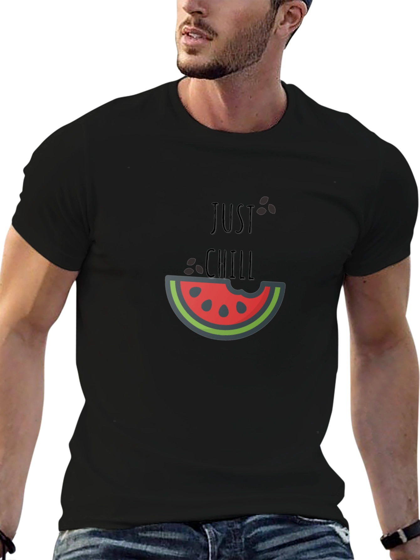 Just Chill Watermelon Graphic Tee