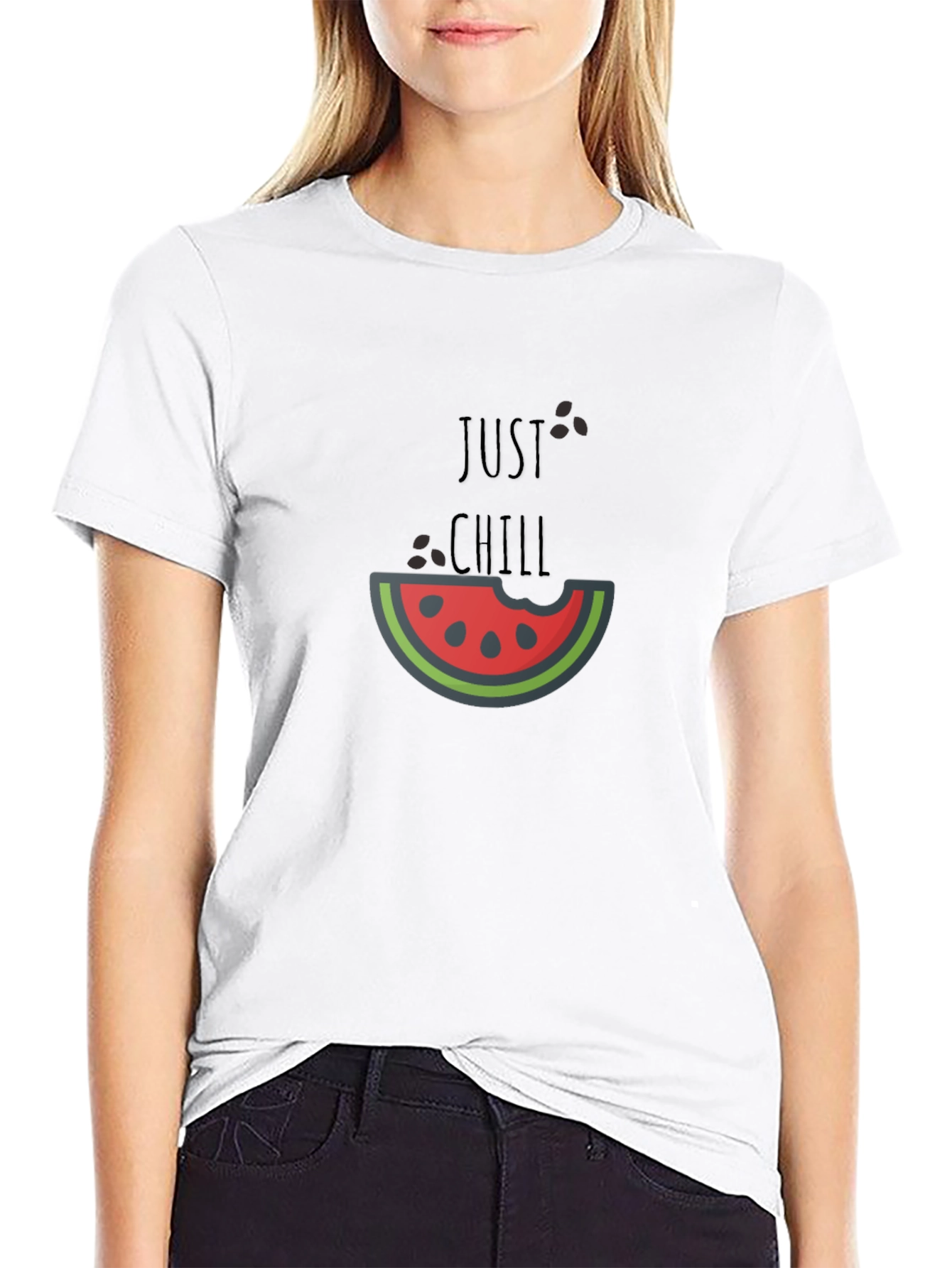 Just Chill Watermelon Graphic Tee