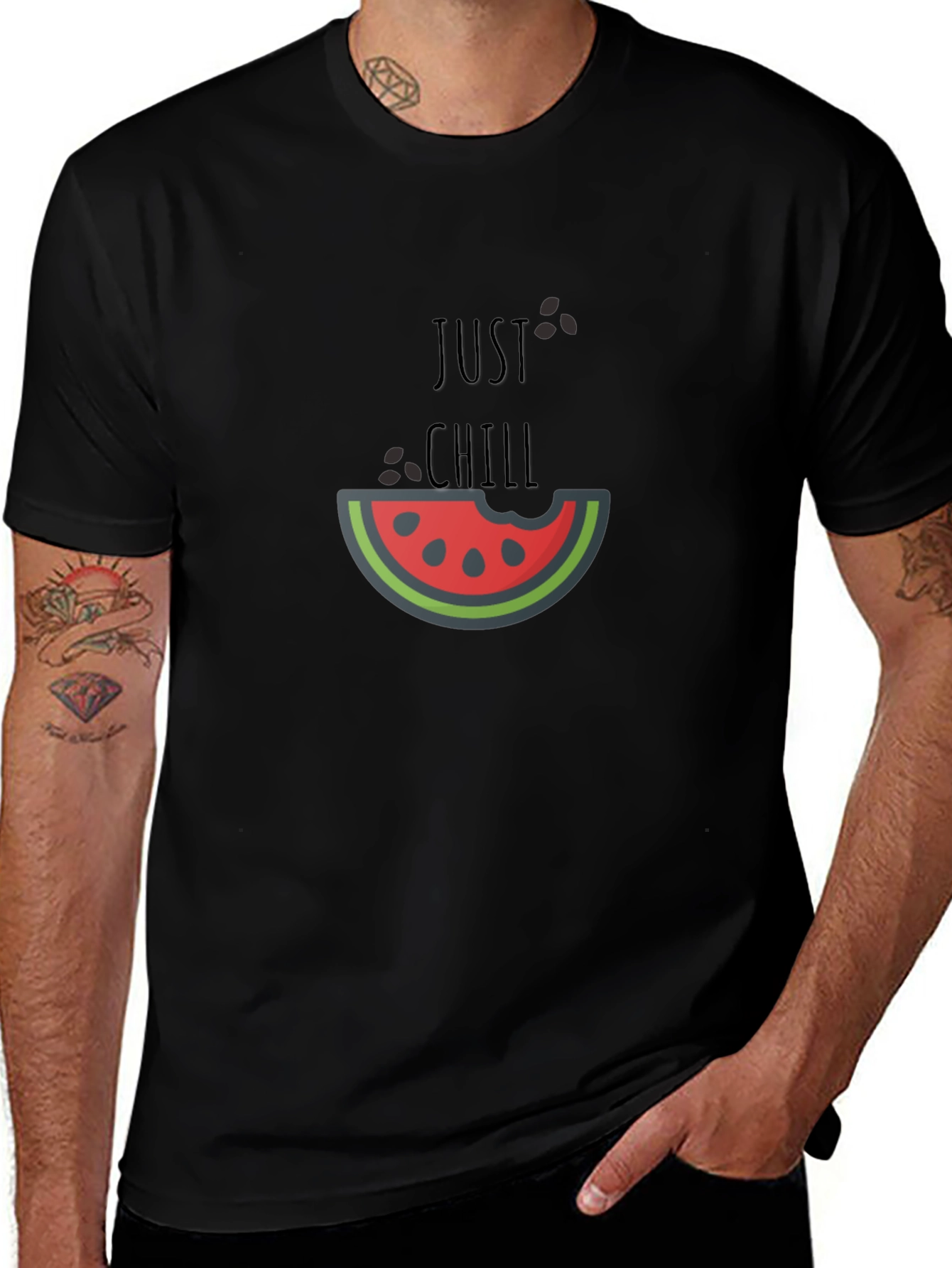 Just Chill Watermelon Graphic Tee