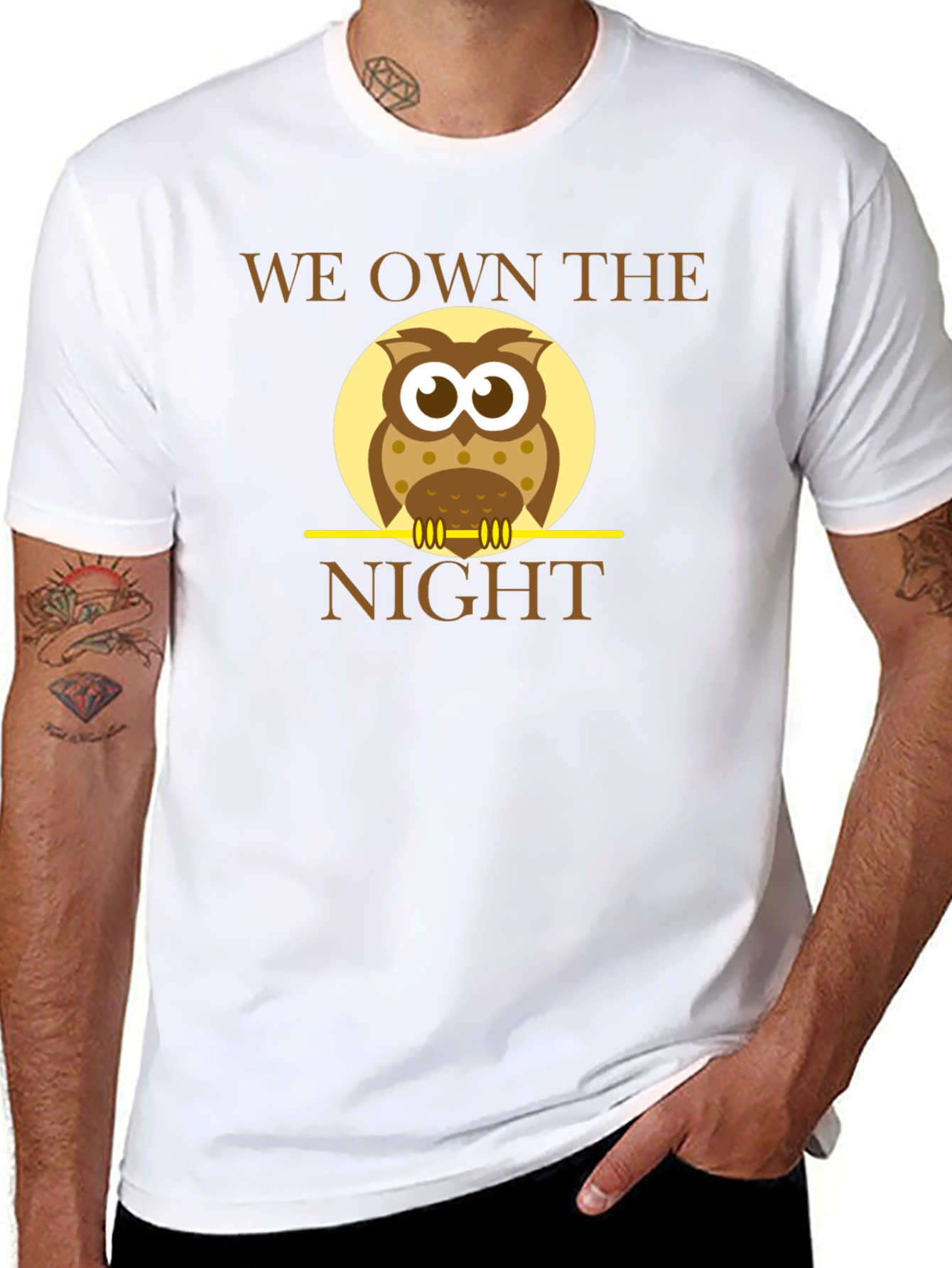 We Own the Night Owl Graphic T-Shirt