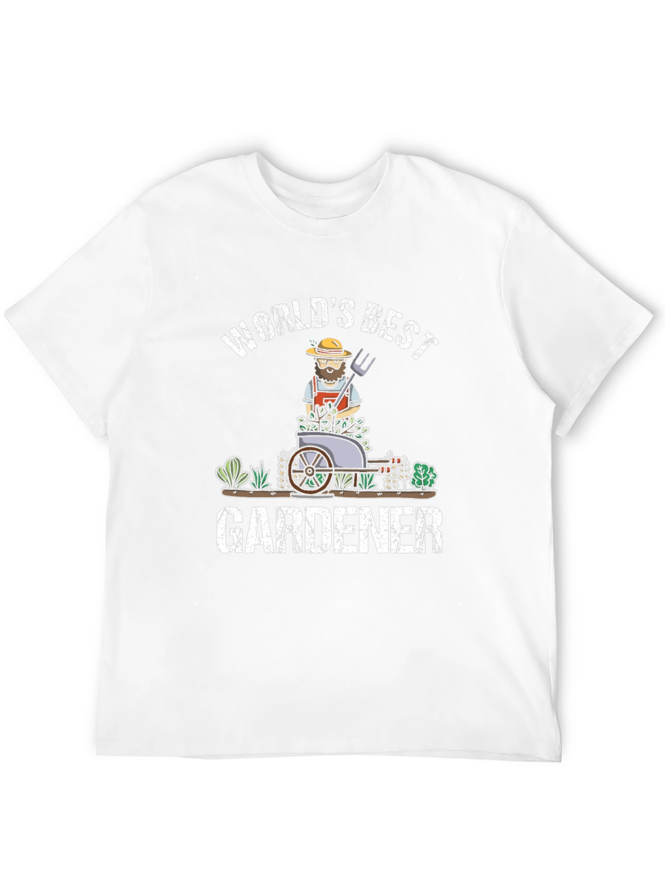 Worlds Best Gardener T-Shirt - Black