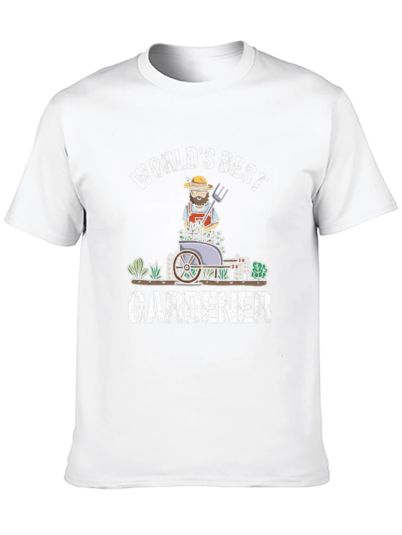 Worlds Best Gardener T-Shirt - Black
