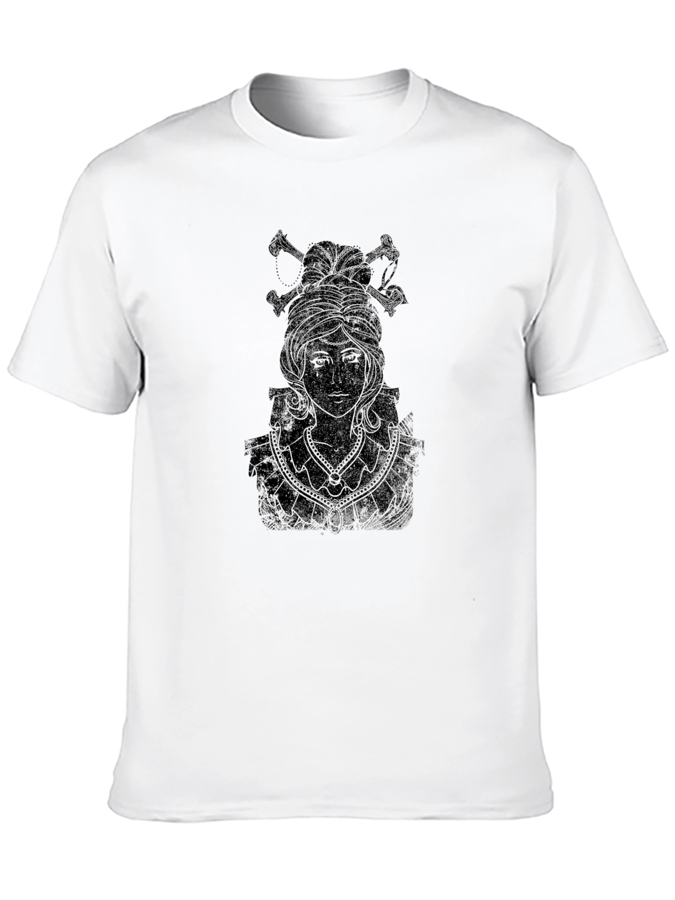 Gothic Lady Graphic Black Tee