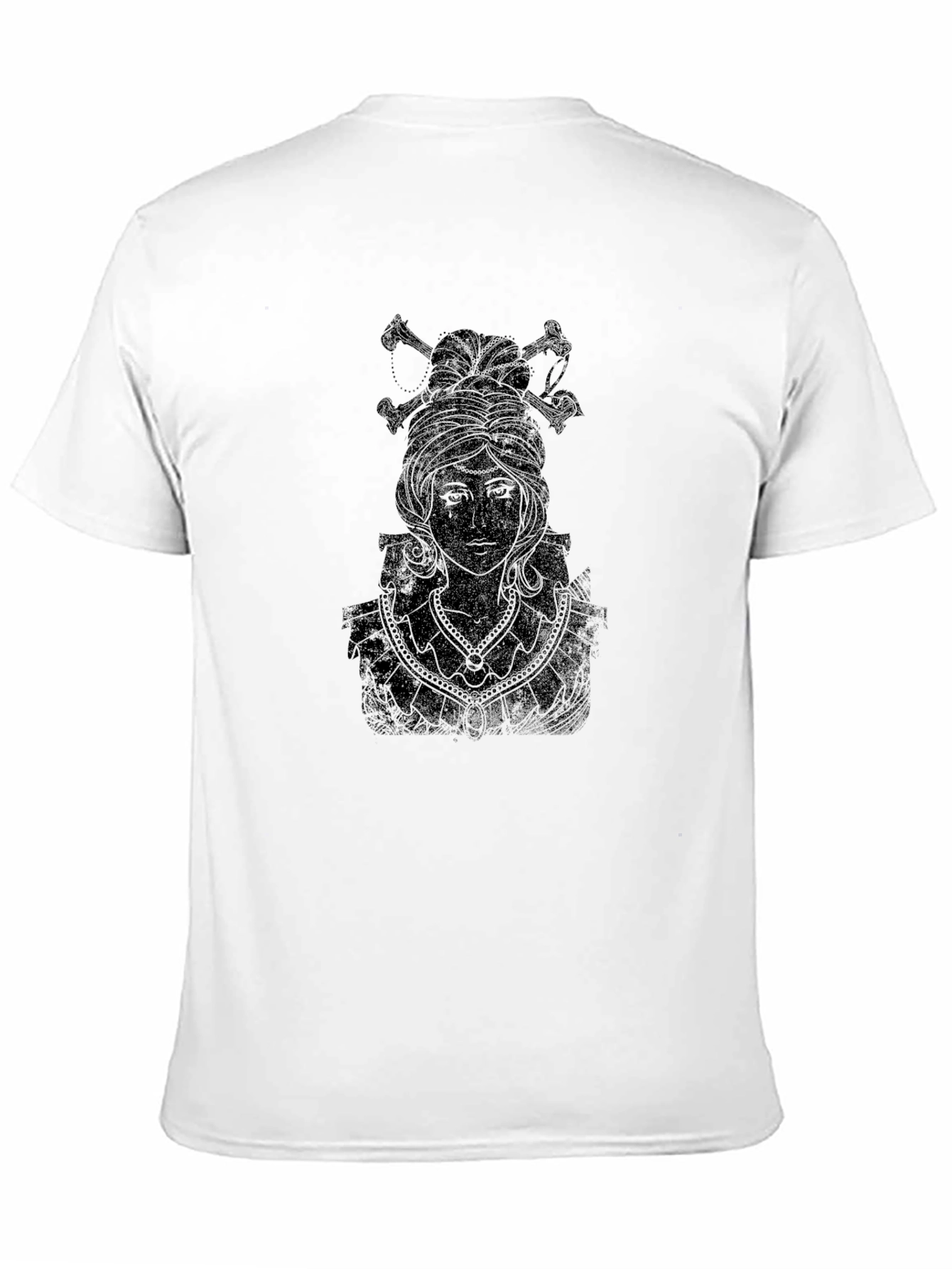 Gothic Lady Graphic Black Tee