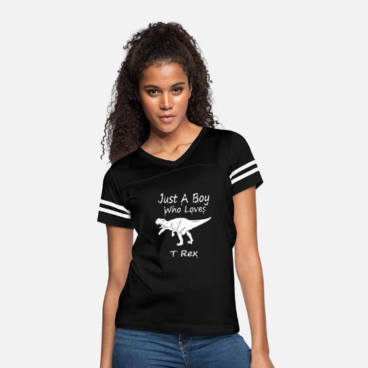 New Boy Loves T rex Dark Tees