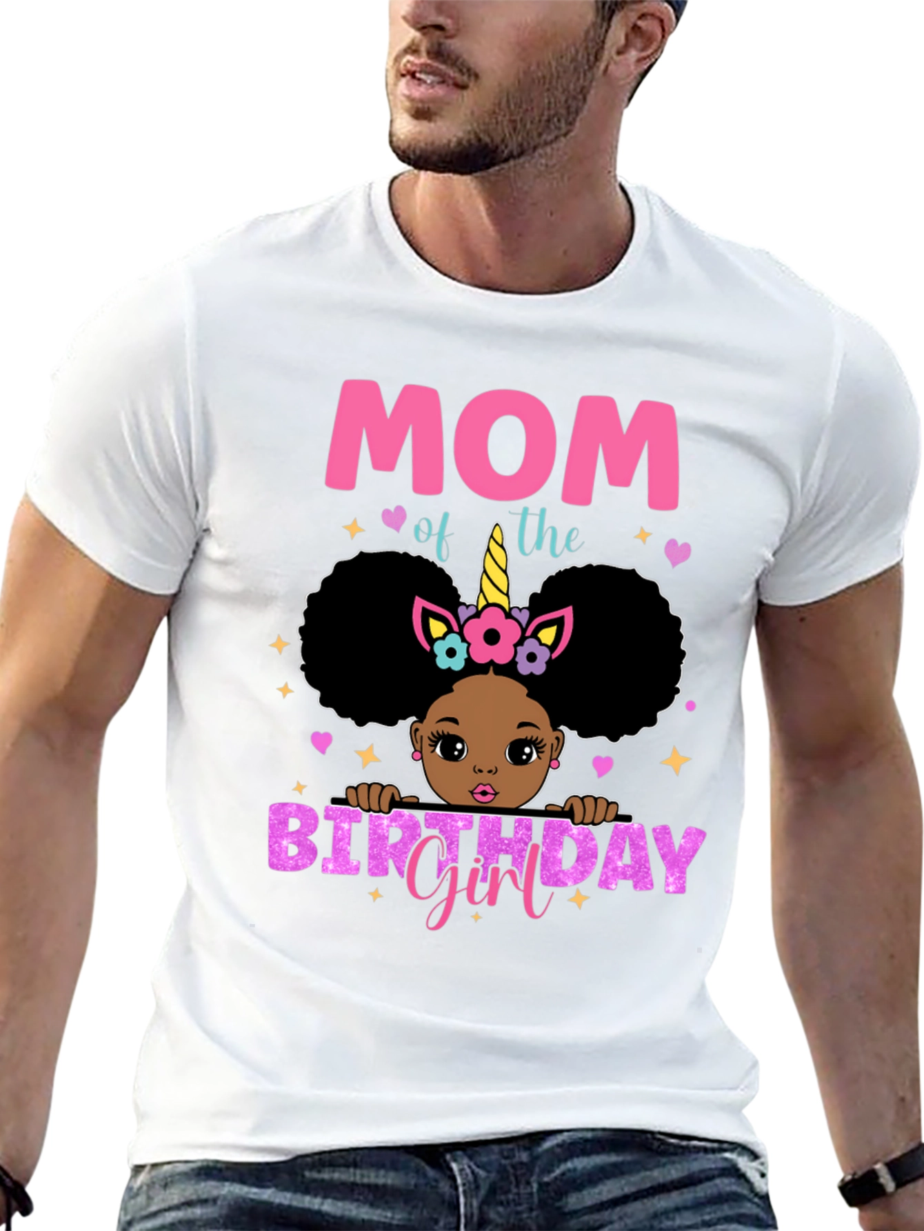 Mom of the Birthday Girl T-Shirt