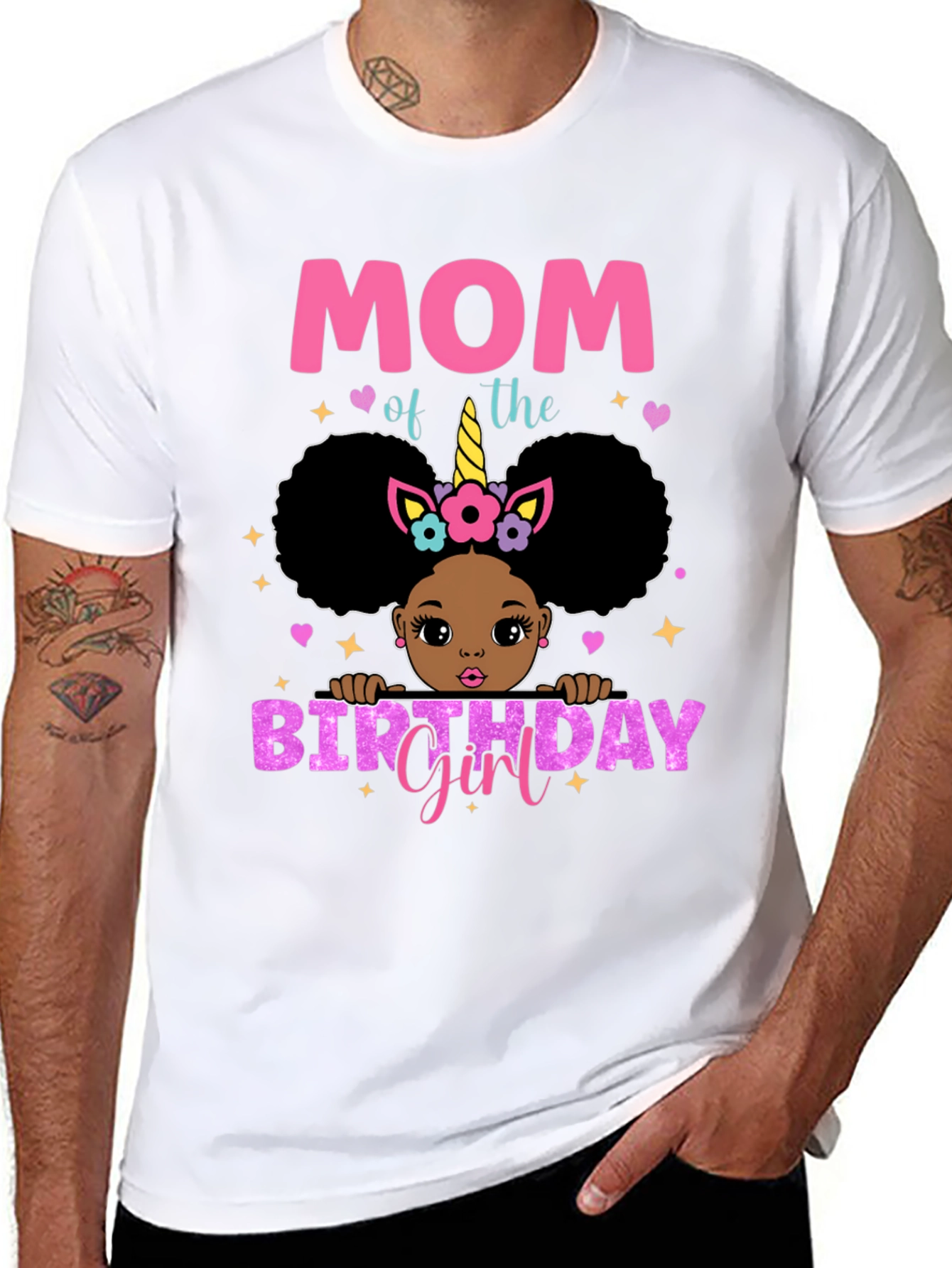 Mom of the Birthday Girl T-Shirt