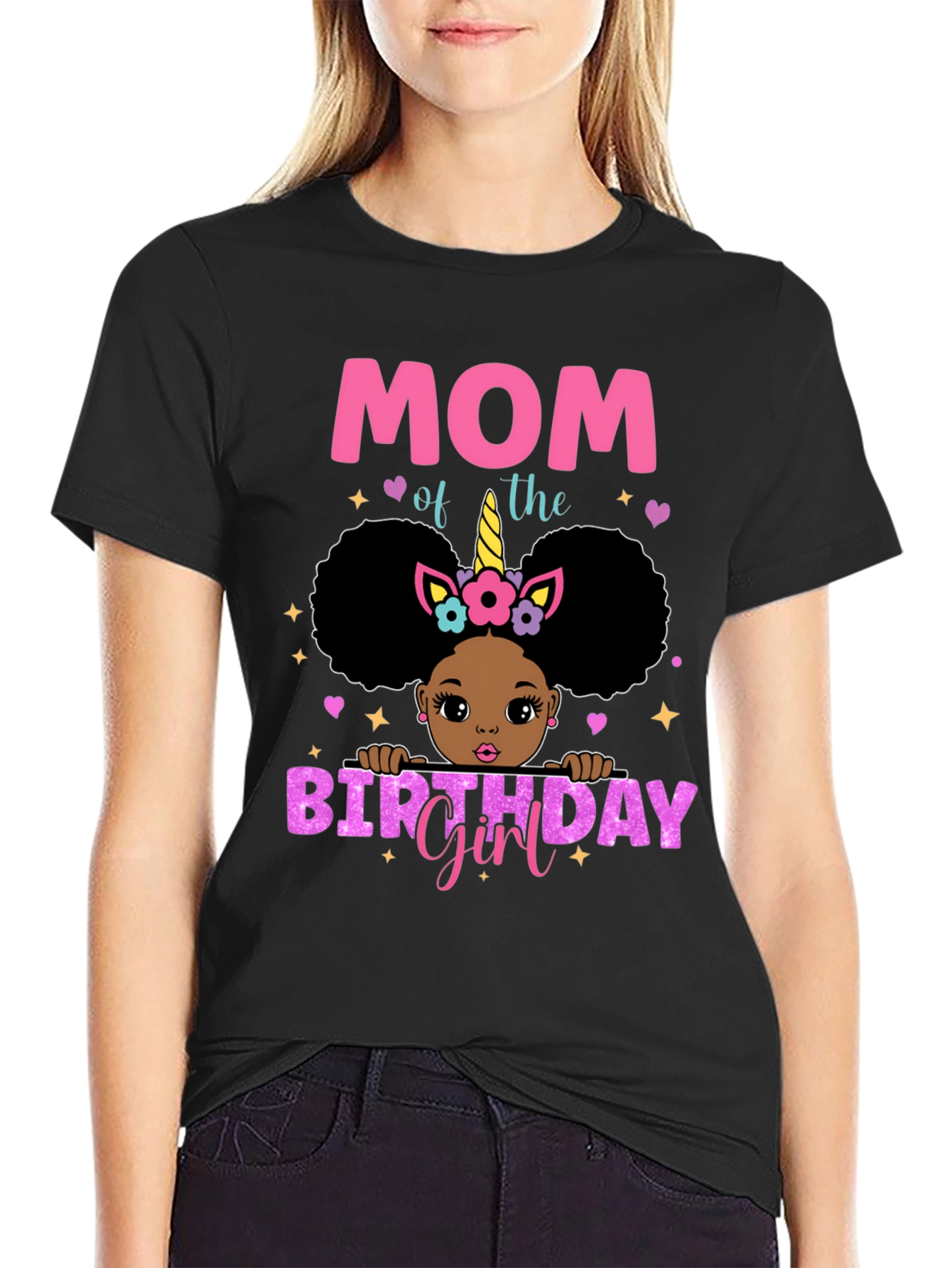 Mom of the Birthday Girl T-Shirt