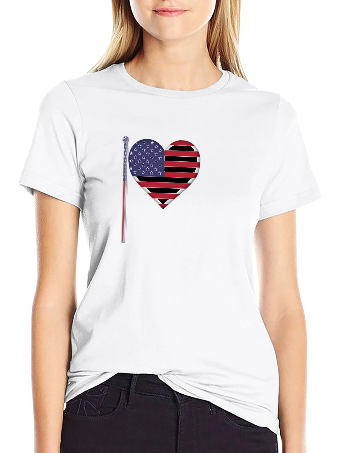 American Heart Flag T-Shirt