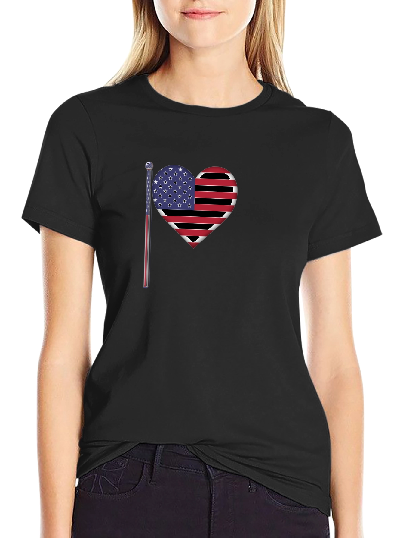 American Heart Flag T-Shirt