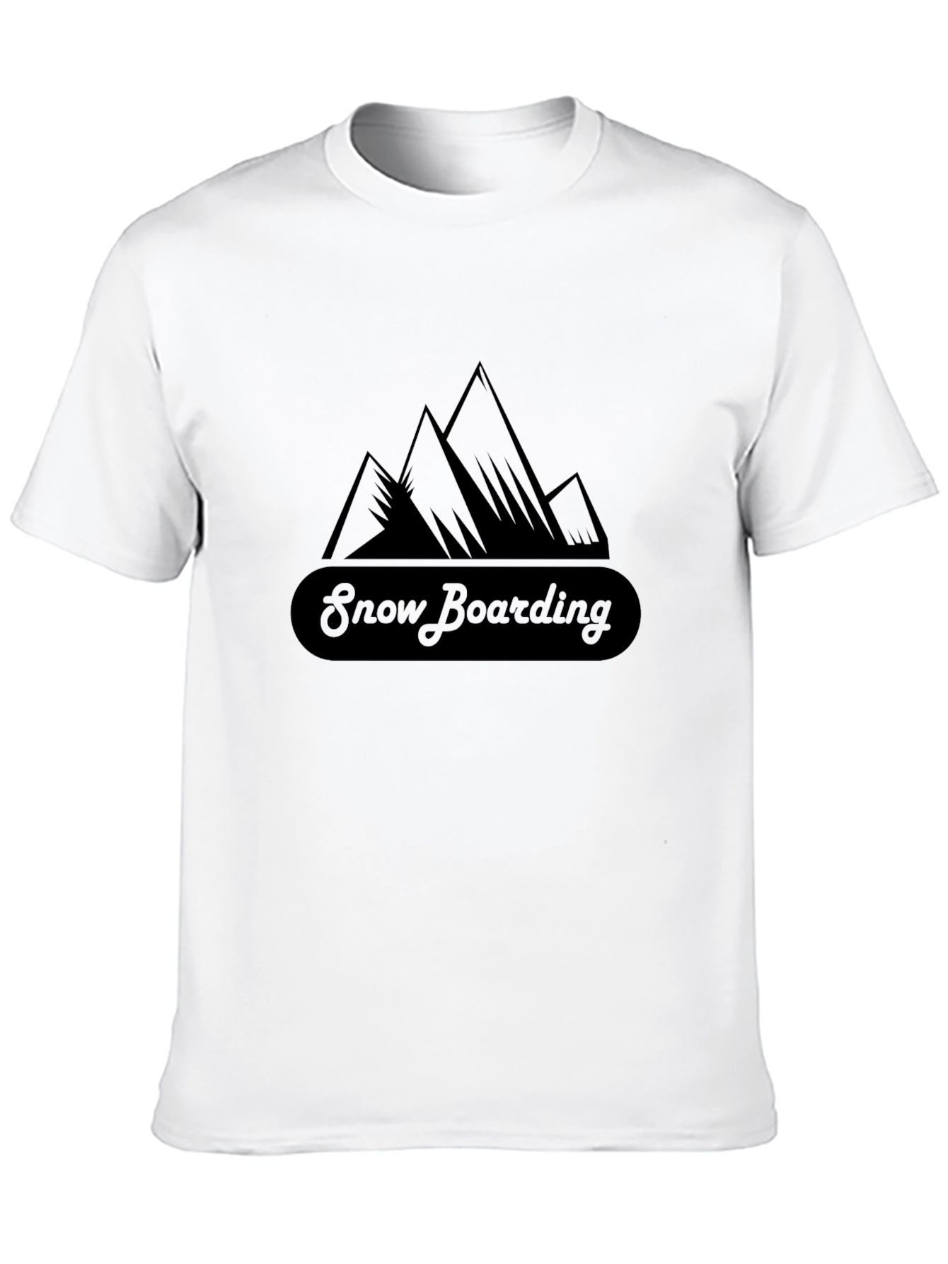 Snowboarding Mountain Graphic Tee