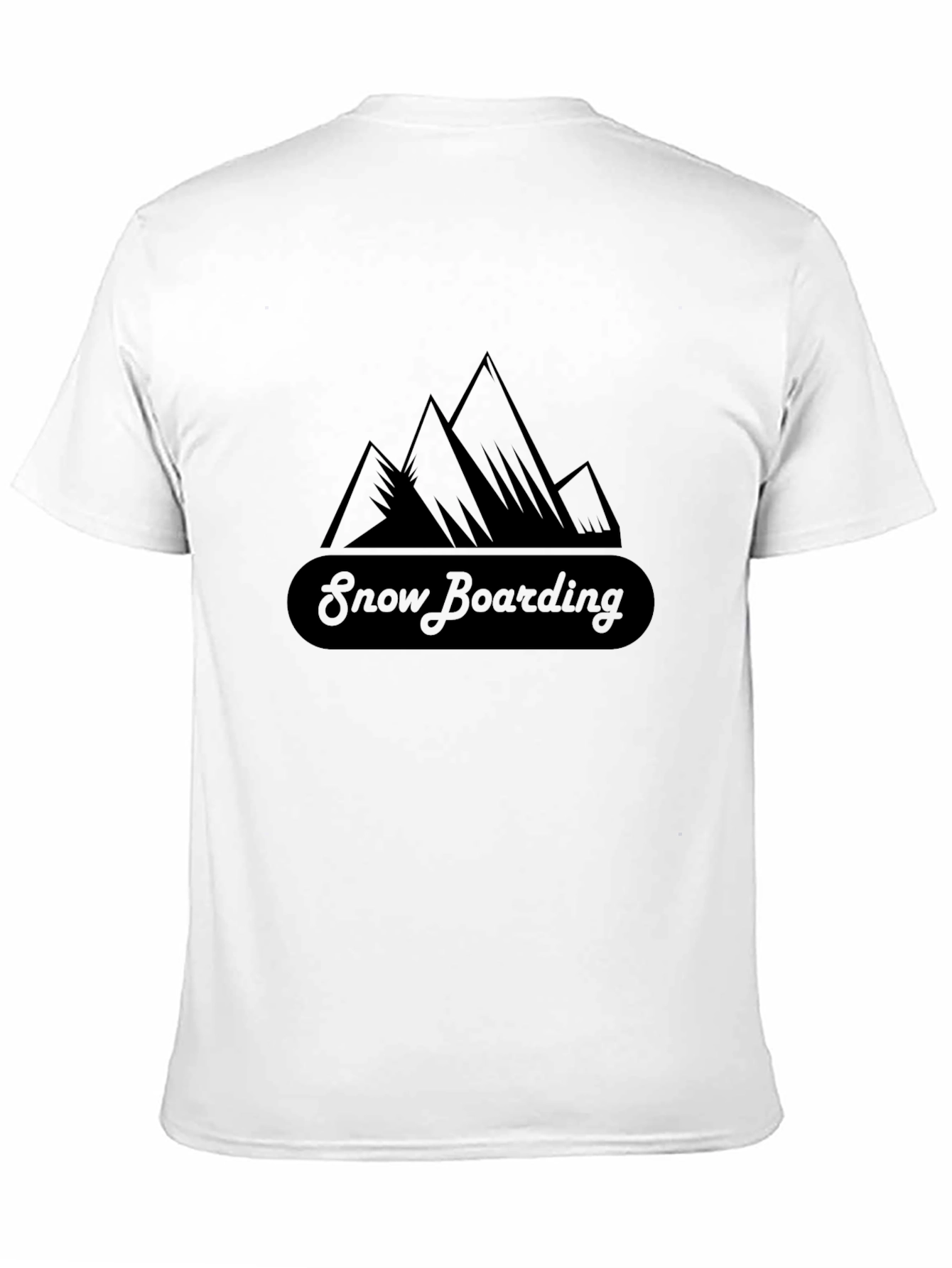 Snowboarding Mountain Graphic Tee