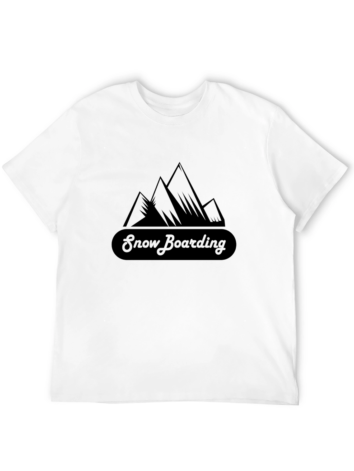 Snowboarding Mountain Graphic Tee