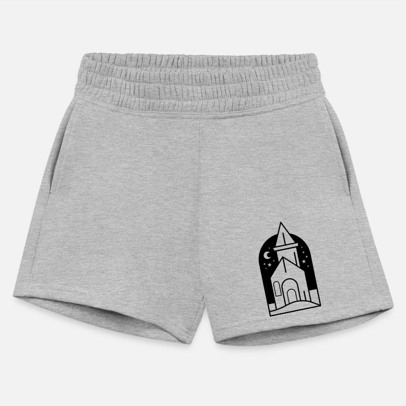 Night time church with steeple