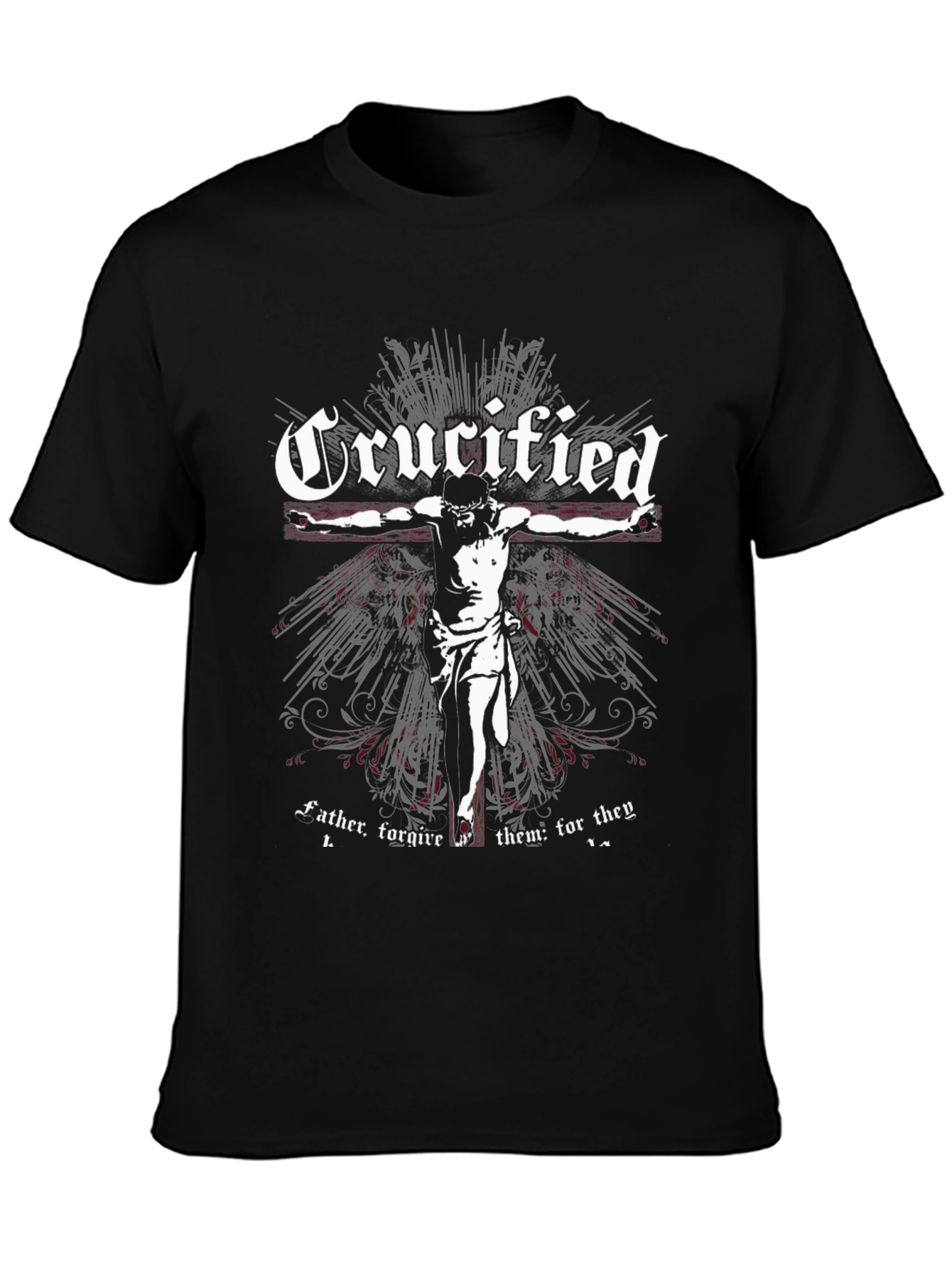 Crucified Graphic T-Shirt - Religious Statement