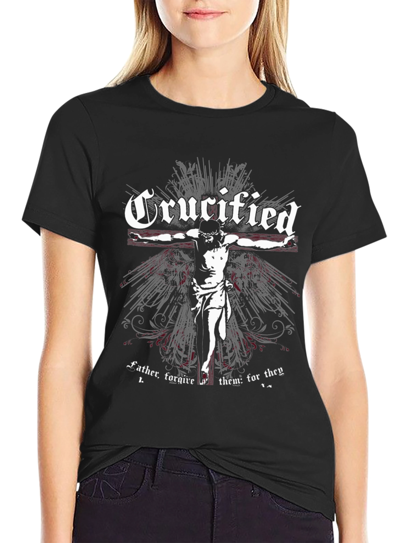 Crucified Graphic T-Shirt - Religious Statement