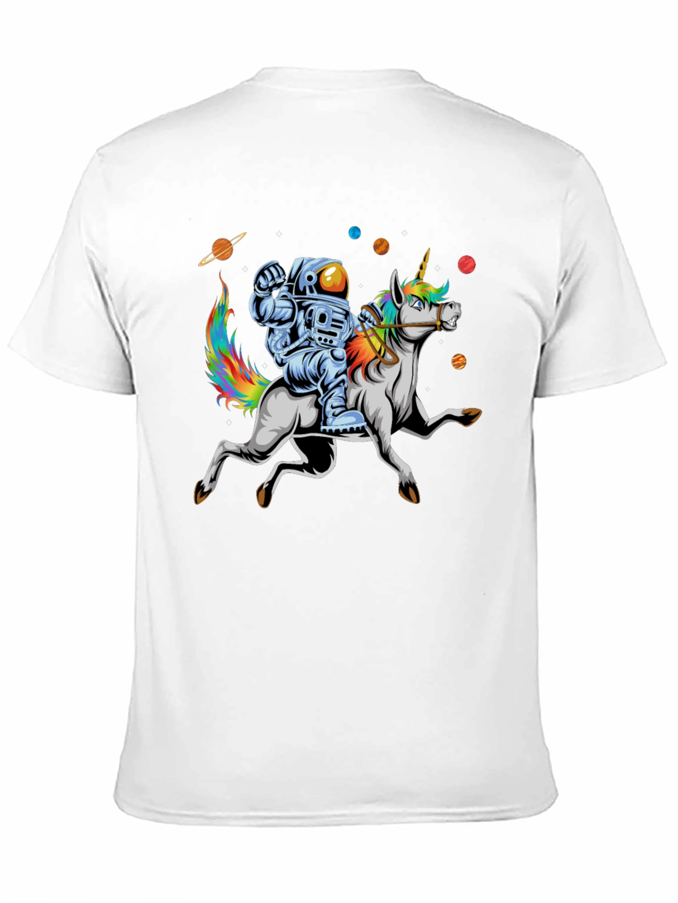 Astronaut Riding Unicorn T-Shirt