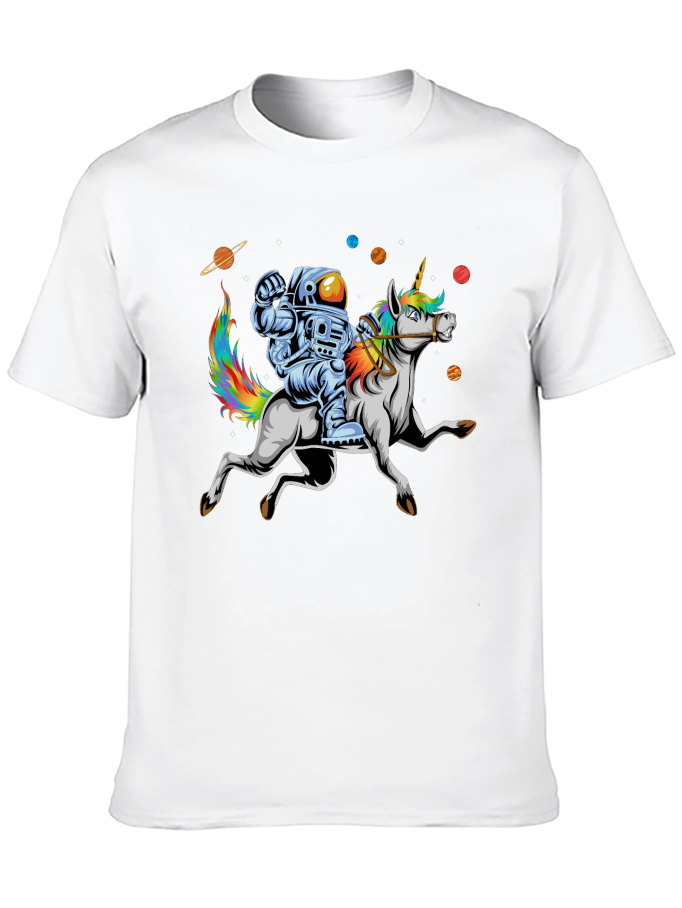 Astronaut Riding Unicorn T-Shirt