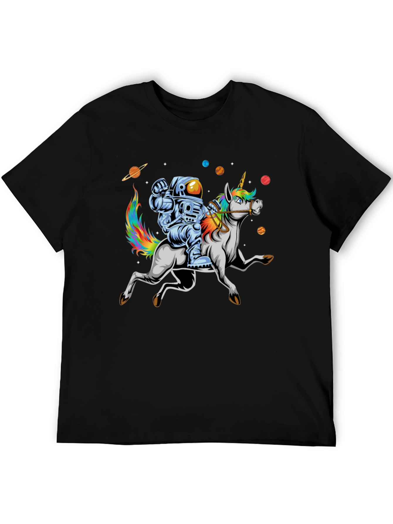 Astronaut Riding Unicorn T-Shirt