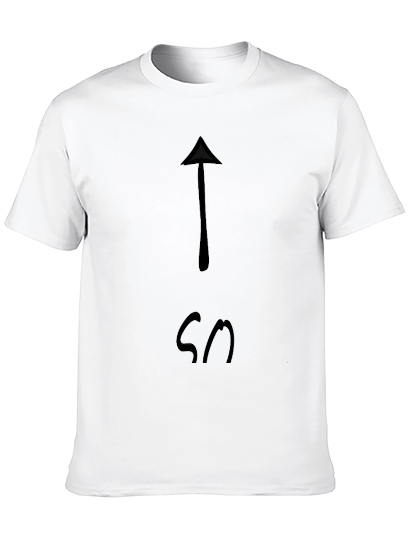 Arrow Graphic Tee - Black Casual Shirt