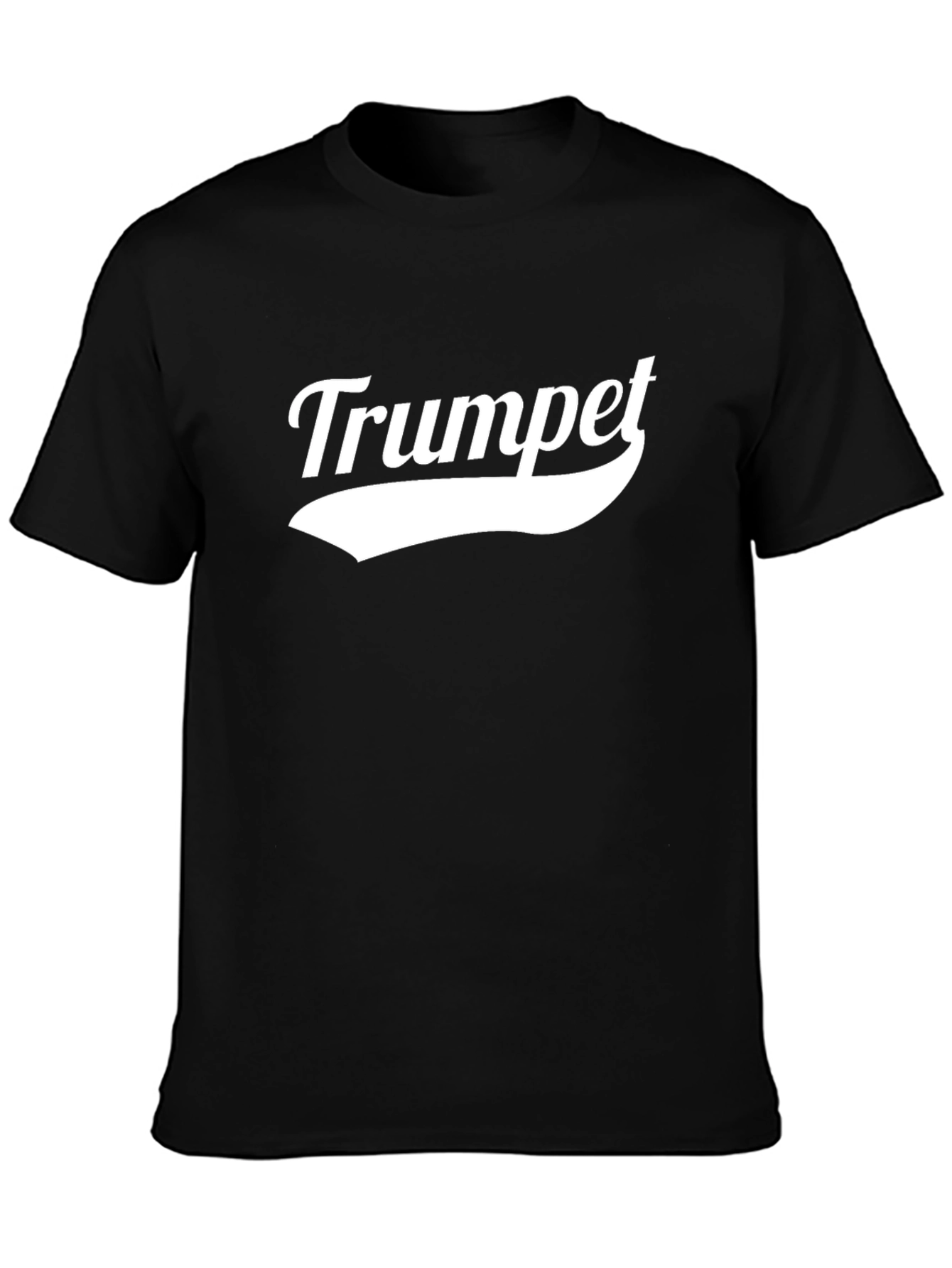 Trumpet Graphic T-Shirt - Black
