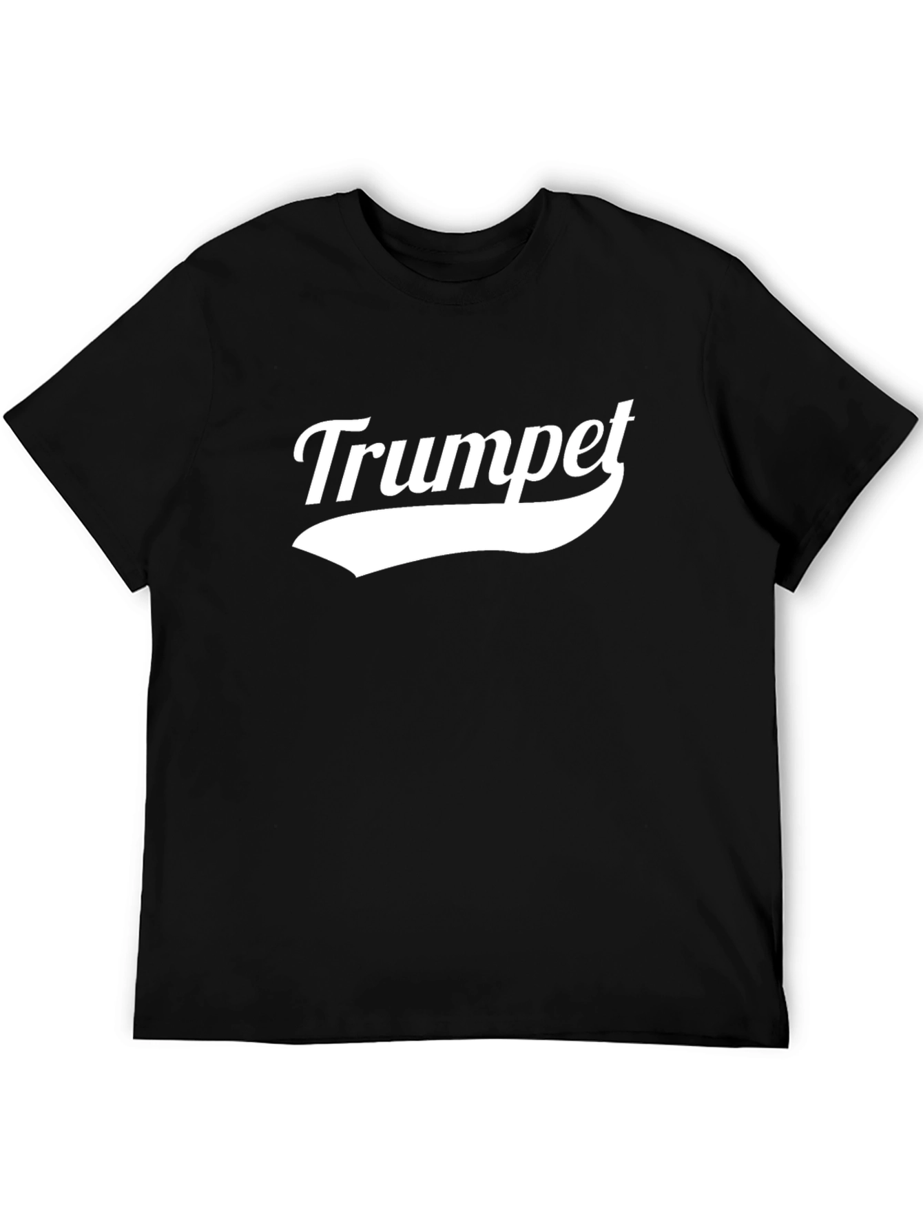Trumpet Graphic T-Shirt - Black