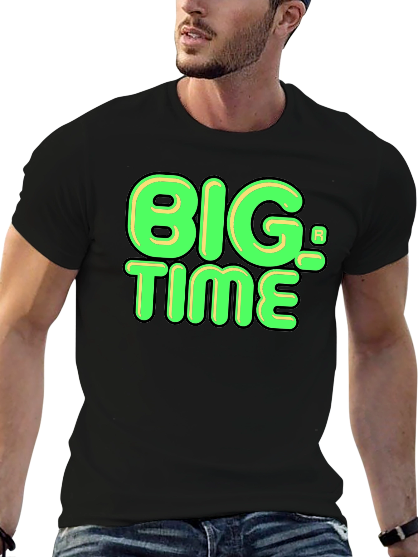 Big Time Black Graphic Tee - Unisex