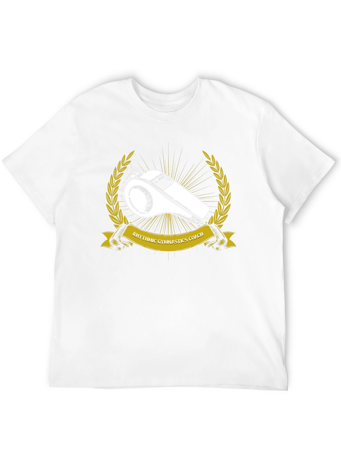 Rhythmic Gymnastics Coach T-Shirt - Whistle Design