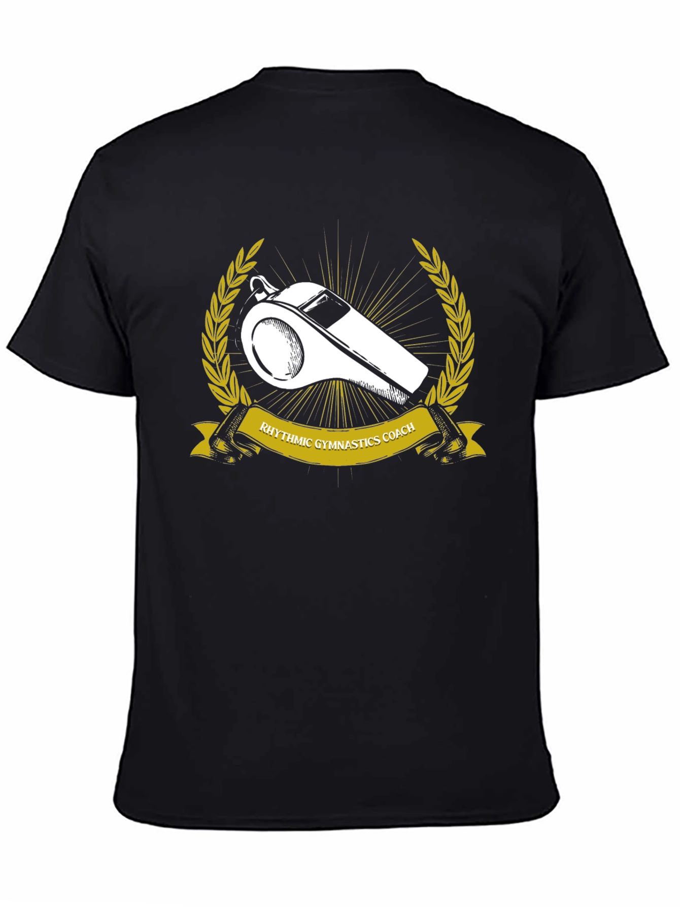 Rhythmic Gymnastics Coach T-Shirt - Whistle Design