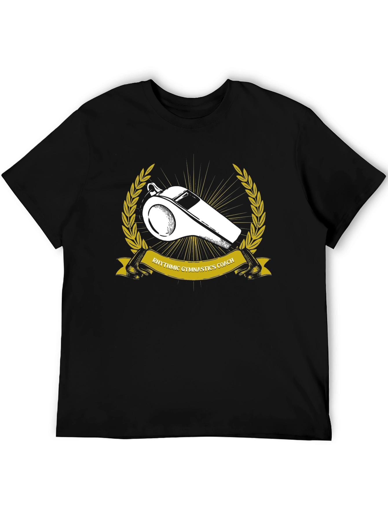Rhythmic Gymnastics Coach T-Shirt - Whistle Design
