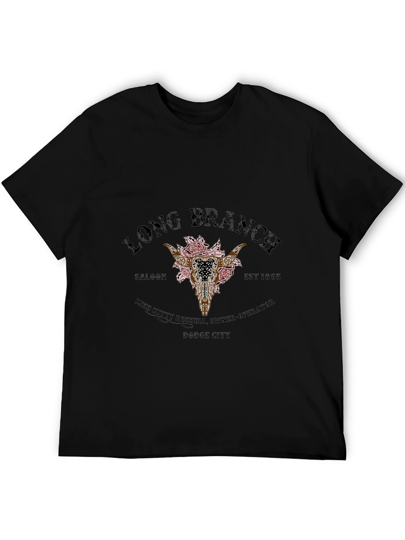 Long Branch Saloon Black Graphic Tee