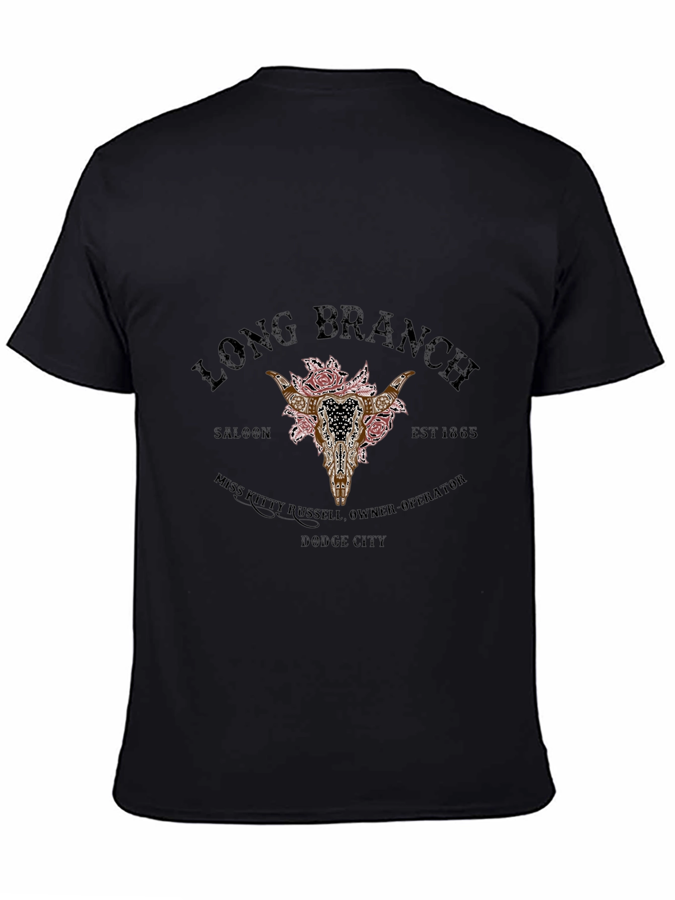 Long Branch Saloon Black Graphic Tee