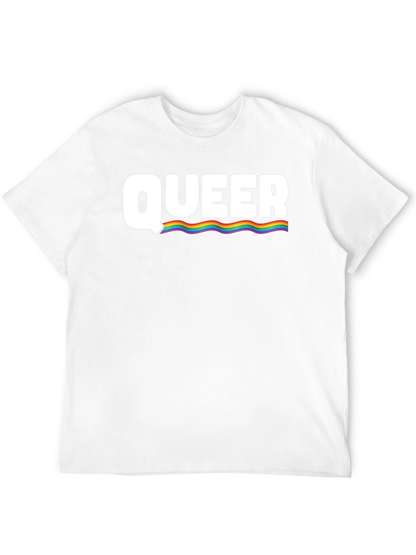 Queer Pride Rainbow Graphic T-Shirt