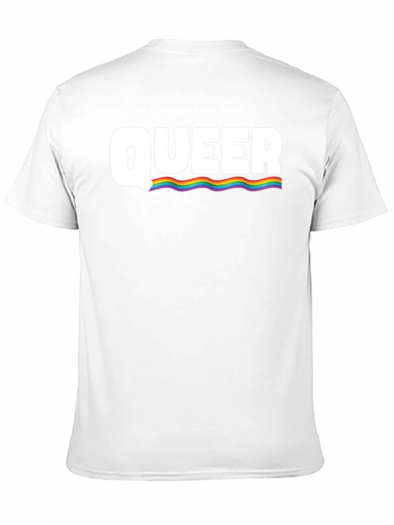 Queer Pride Rainbow Graphic T-Shirt