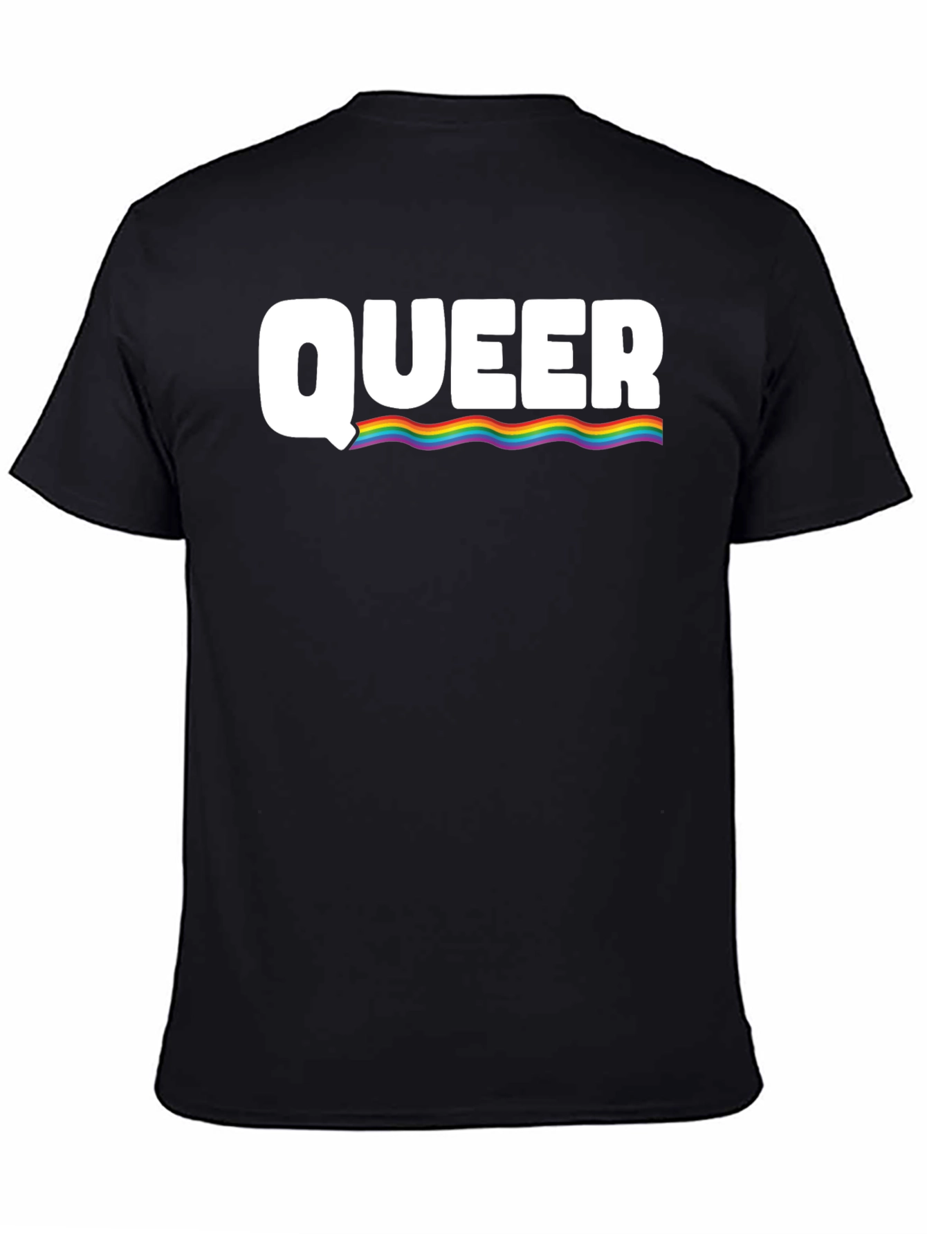 Queer Pride Rainbow Graphic T-Shirt