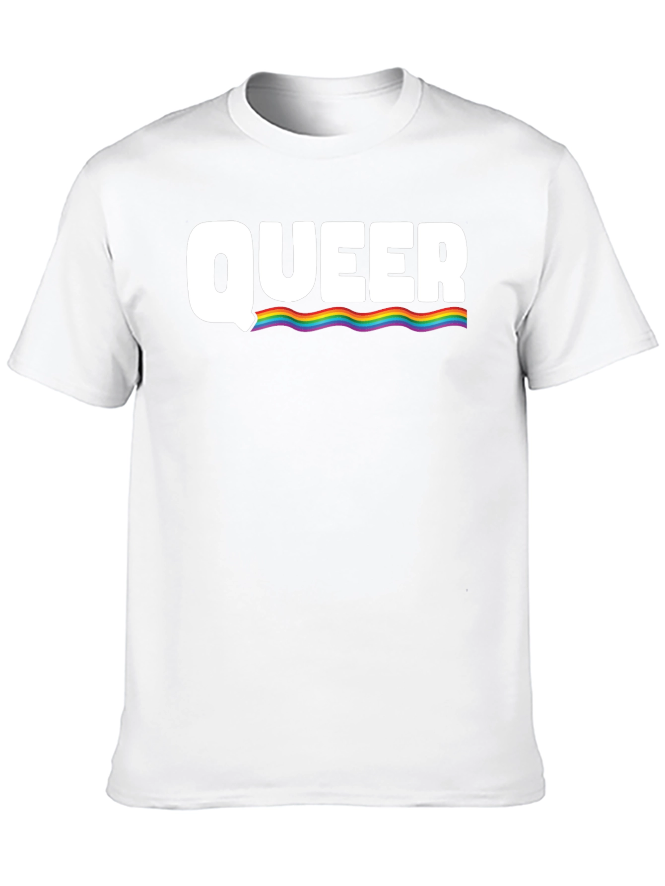 Queer Pride Rainbow Graphic T-Shirt