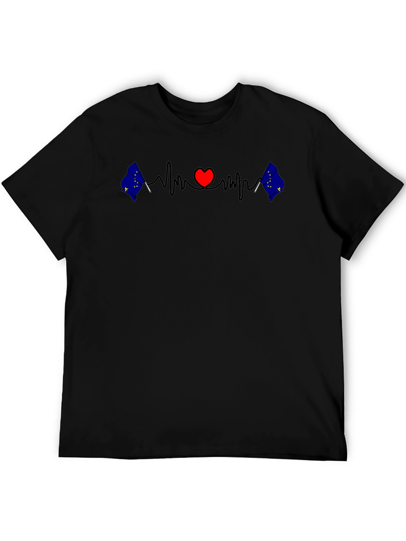Alaska Heartbeat T-Shirt - State Pride Tee