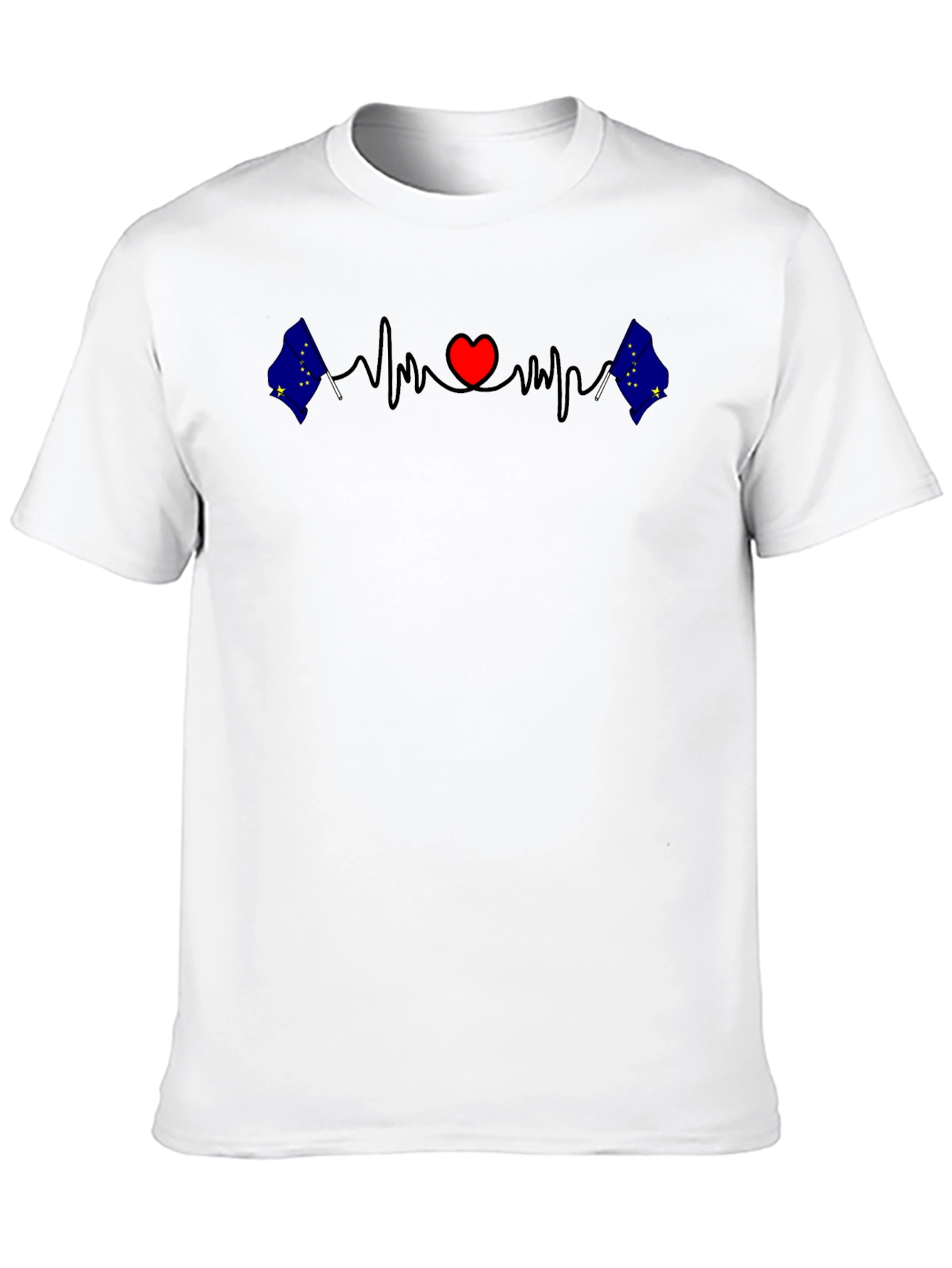 Alaska Heartbeat T-Shirt - State Pride Tee
