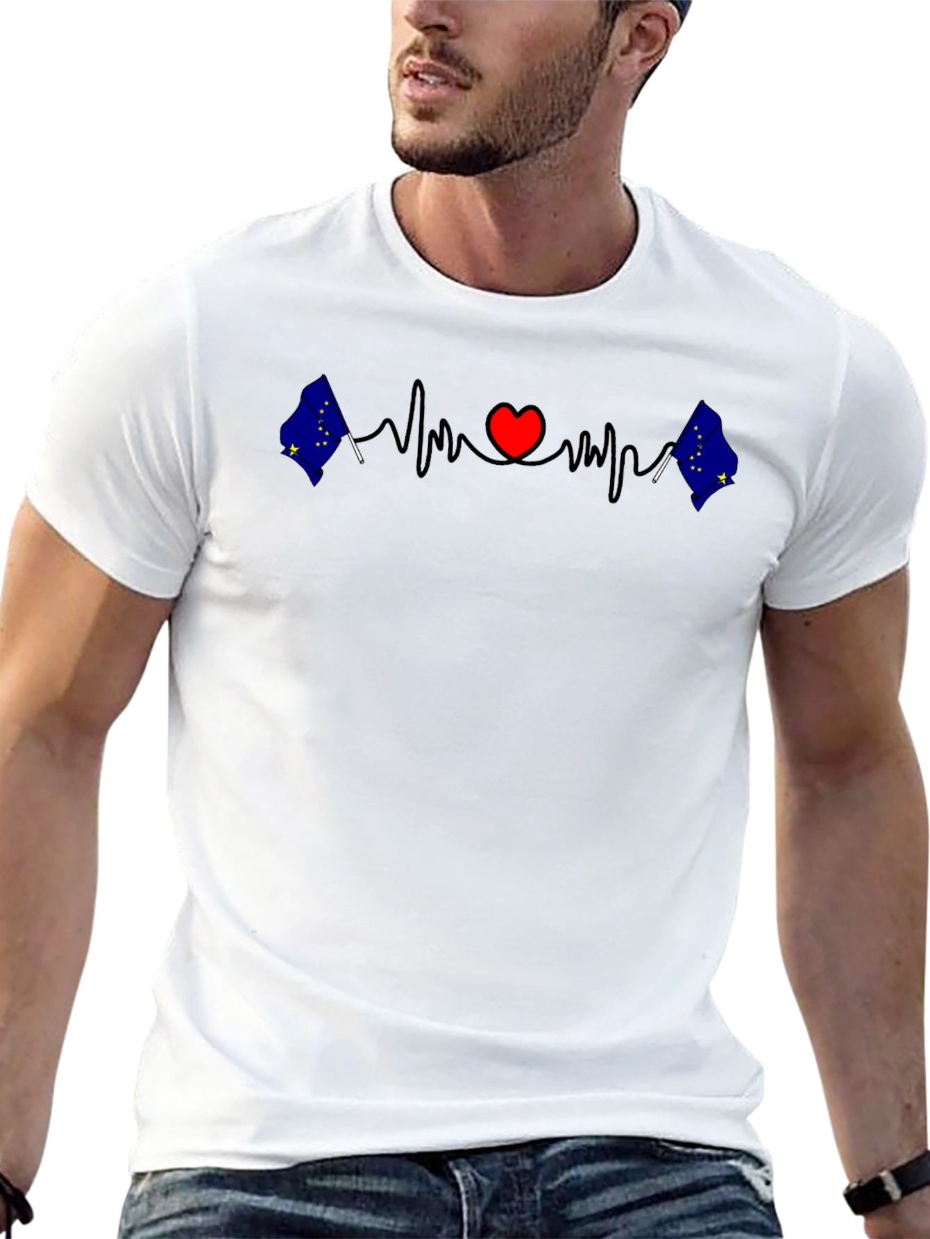 Alaska Heartbeat T-Shirt - State Pride Tee