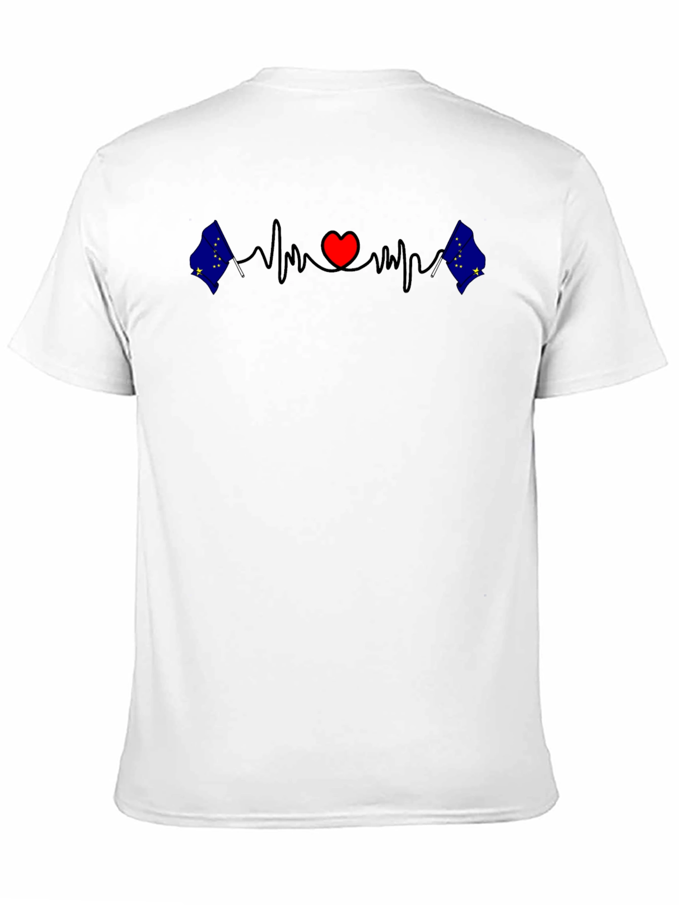 Alaska Heartbeat T-Shirt - State Pride Tee