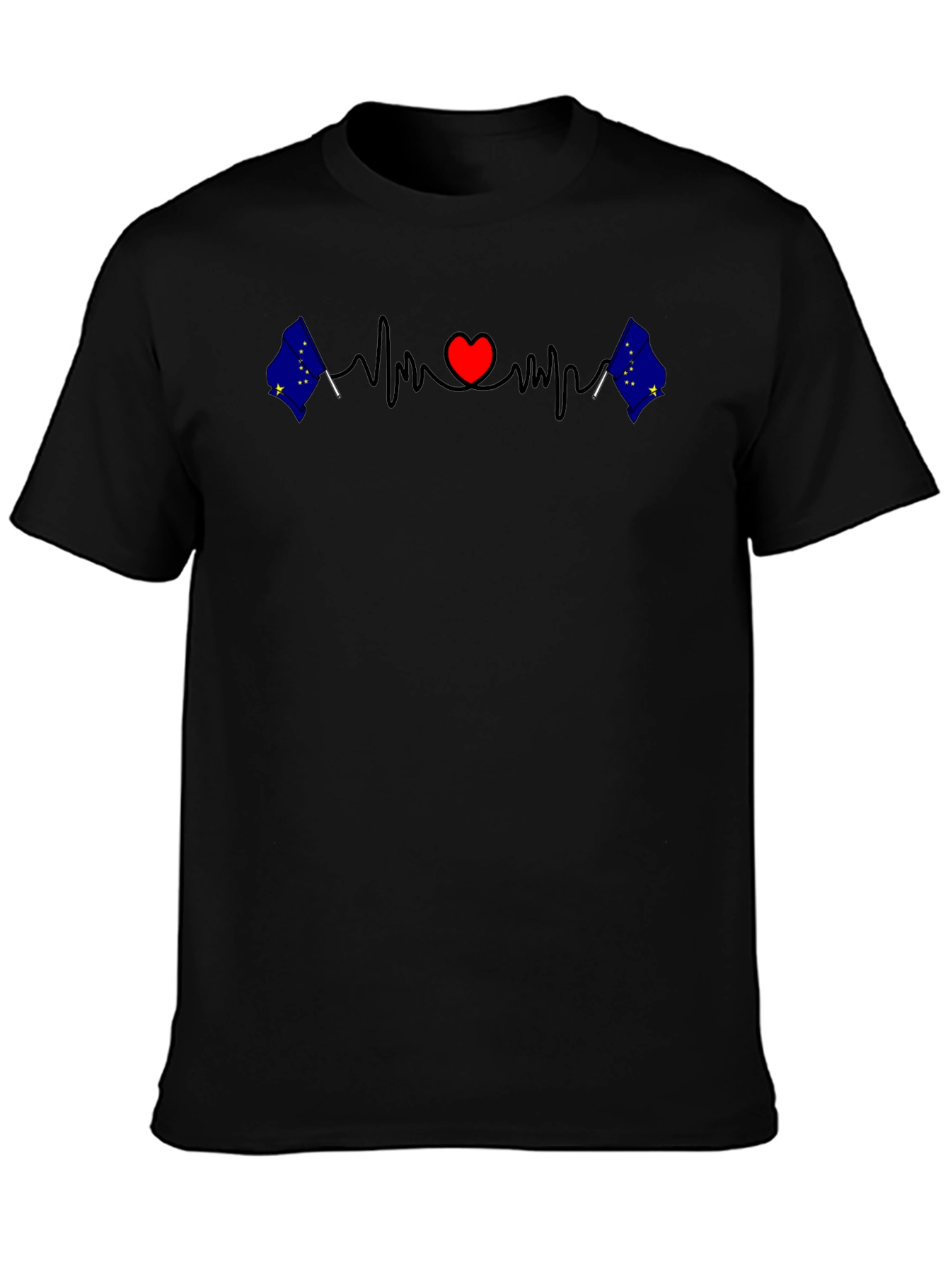 Alaska Heartbeat T-Shirt - State Pride Tee
